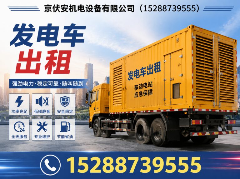 湛江发电机出租展示图